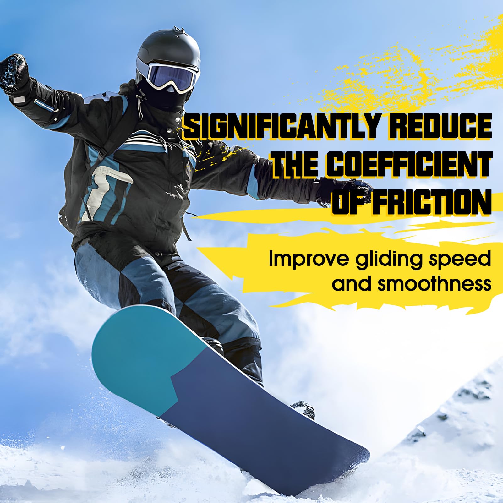 Allony Cera Esqui, Cera de Esquí, Cera para Esquís a Temperatura Completa, Mejorar el Rendimiento del Planeo, Cera para Esquís para Mantenimiento, Carreras, Deslizamiento, Nordico, Encerado, 100g