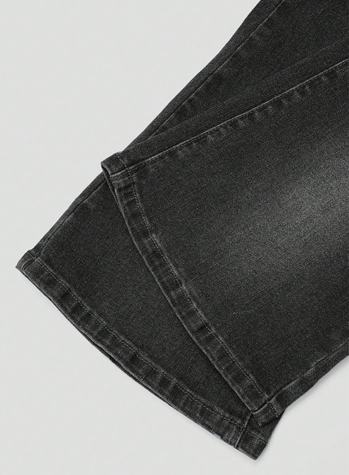 pvucpot Jean à Evasé Enfant Fille Trompette Pantalon en Denim à Pattes d'Eléphant Stretch Ceinture Jean Décontracté Casual 6-14 Ans
