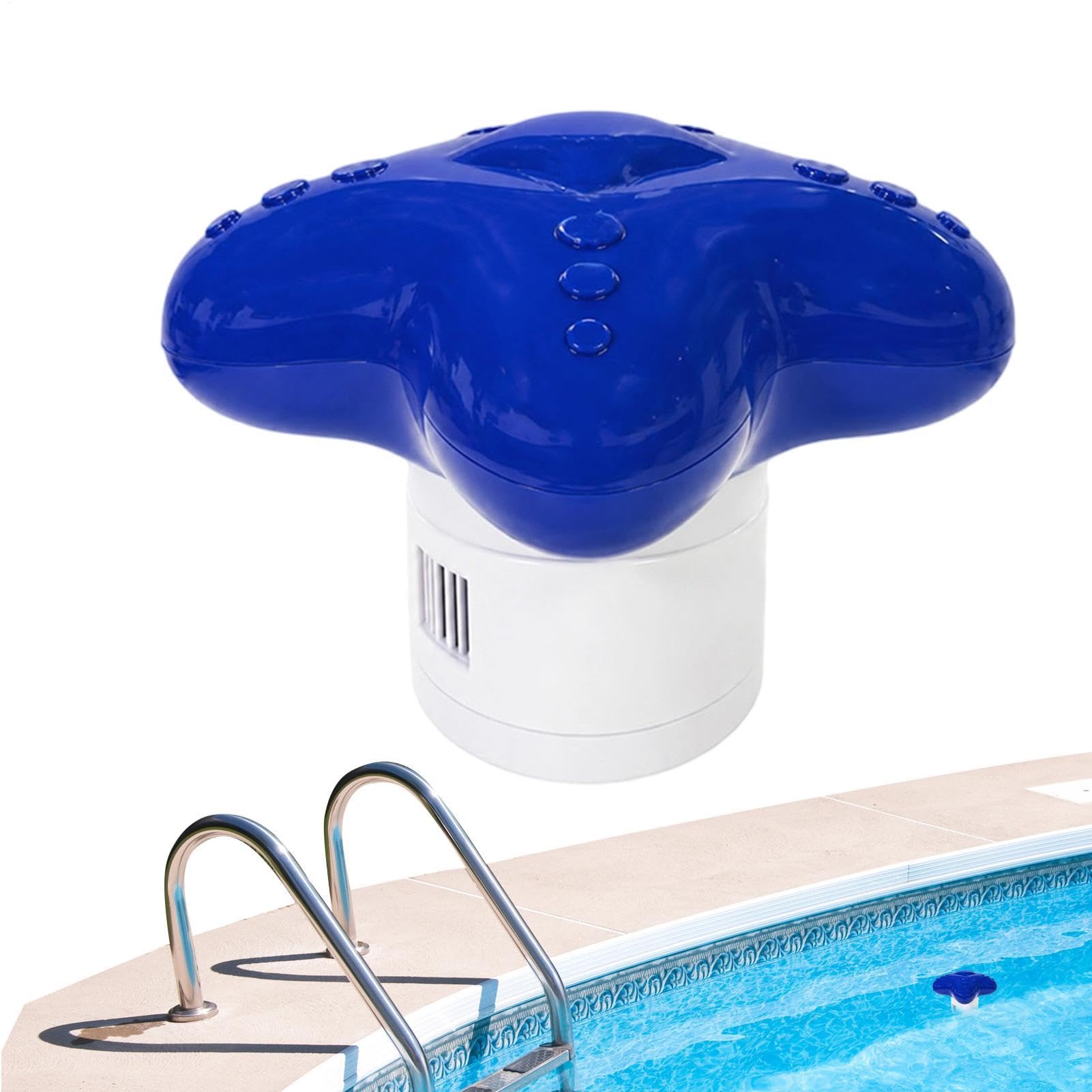 Erogatore Galleggiante per Cloro Galleggiante Automatico Per Spa E | Galleggiante per Piscina a Forma di Stella per Cortile Estivo, Laghetto, Esterno, Casa, Uso Commerciale