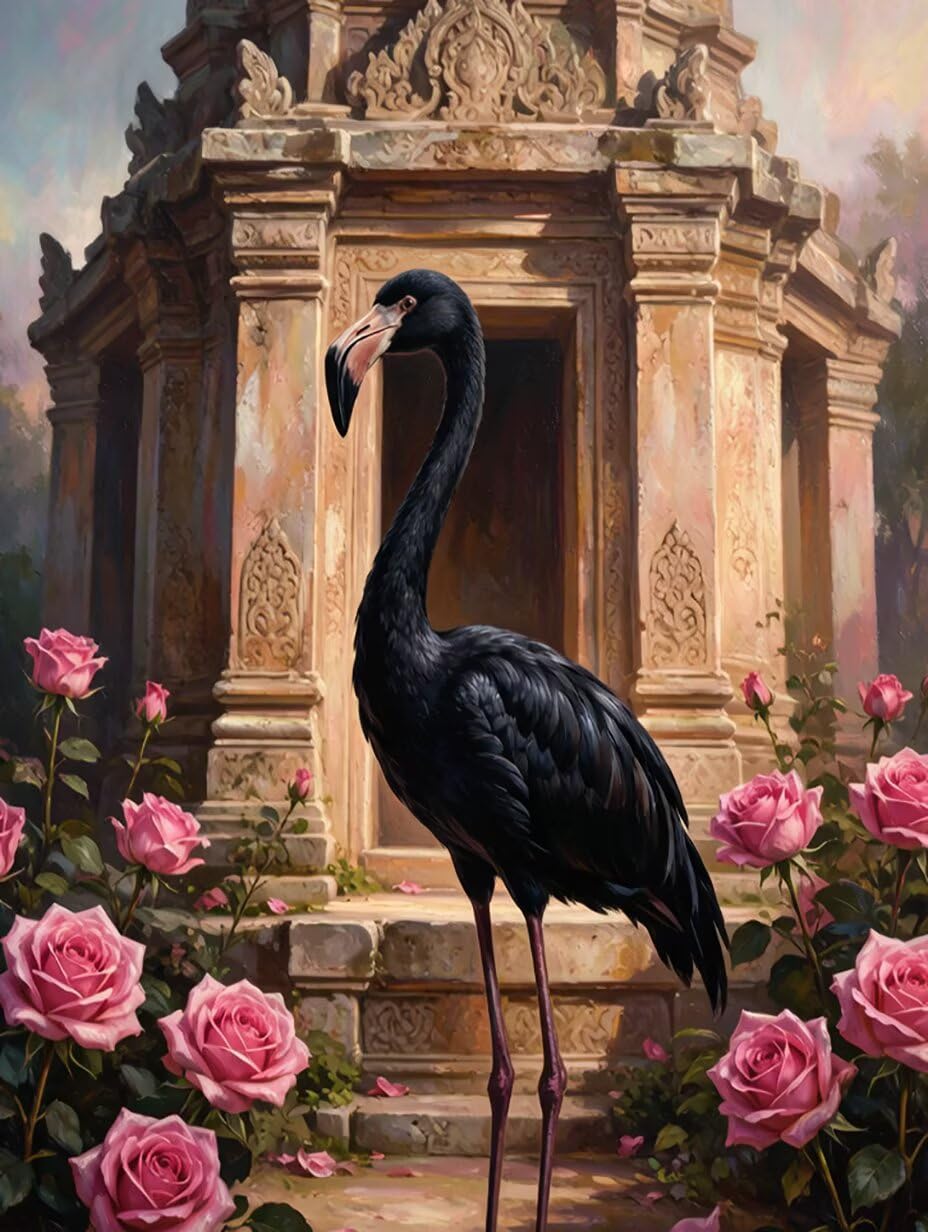 5D Diamond Painting Adultos Flamingos Pintura De Diamante Flor Manualidades Adultos DIY Dibujos Con Diamantes Cuadrado Completo Diamond Art Punto De Cruz Kit para Decoración Hogar 60x90cm 6-74917