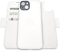 Vista 14 de Dreem Fibonacci - Funda tipo cartera para iPhone 14 Plus Funda desmontable de piel vegana 2 en 1 con soporte integrado, soporte para tarjetas