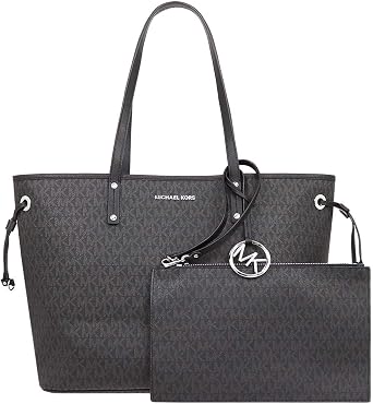 MICHAEL KORS Bag Tote Bag 35T8STVT9B Black Jet Set Travel Leather Large Drawstring Tote Pouch for Women Outlet Product Brand Parallel Import Goods