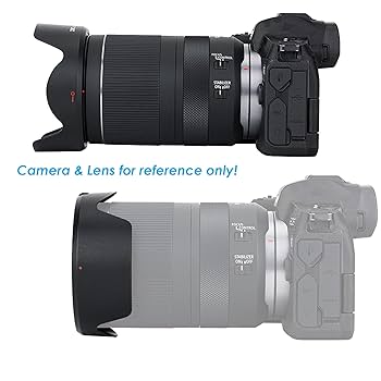 Canon - DZ24fashion RF 24-105mm F4L Lens Hood, EW 83N Hood, Dedicated Petal