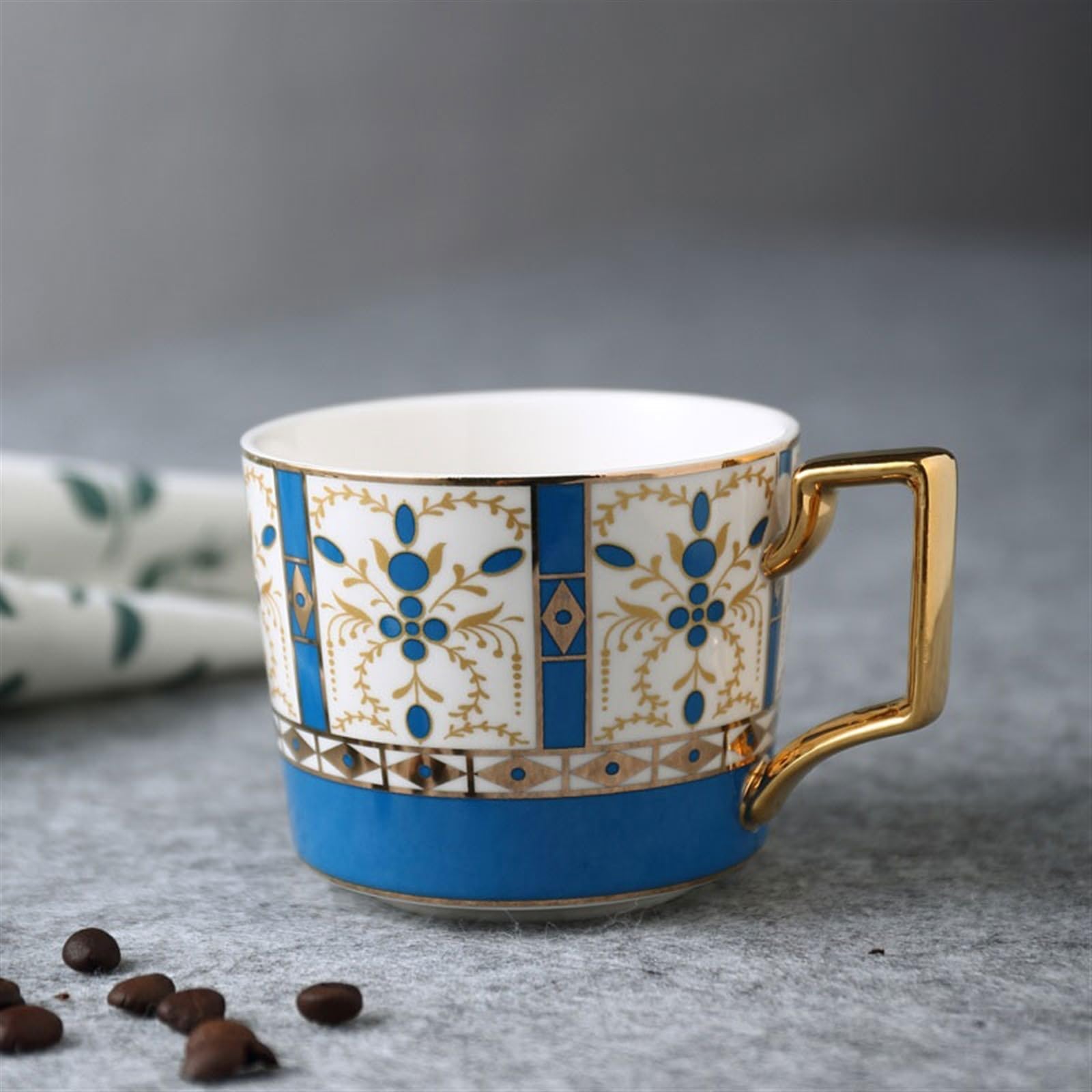 kubek do kawy - kubki europejskie lekkie luksusowe porcelana kostna filiżanka do kawy wysokiej jakości wykwintne kreatywne brytyjskie ceramiczne popołudniowa herbata zestaw świąteczne prezenty