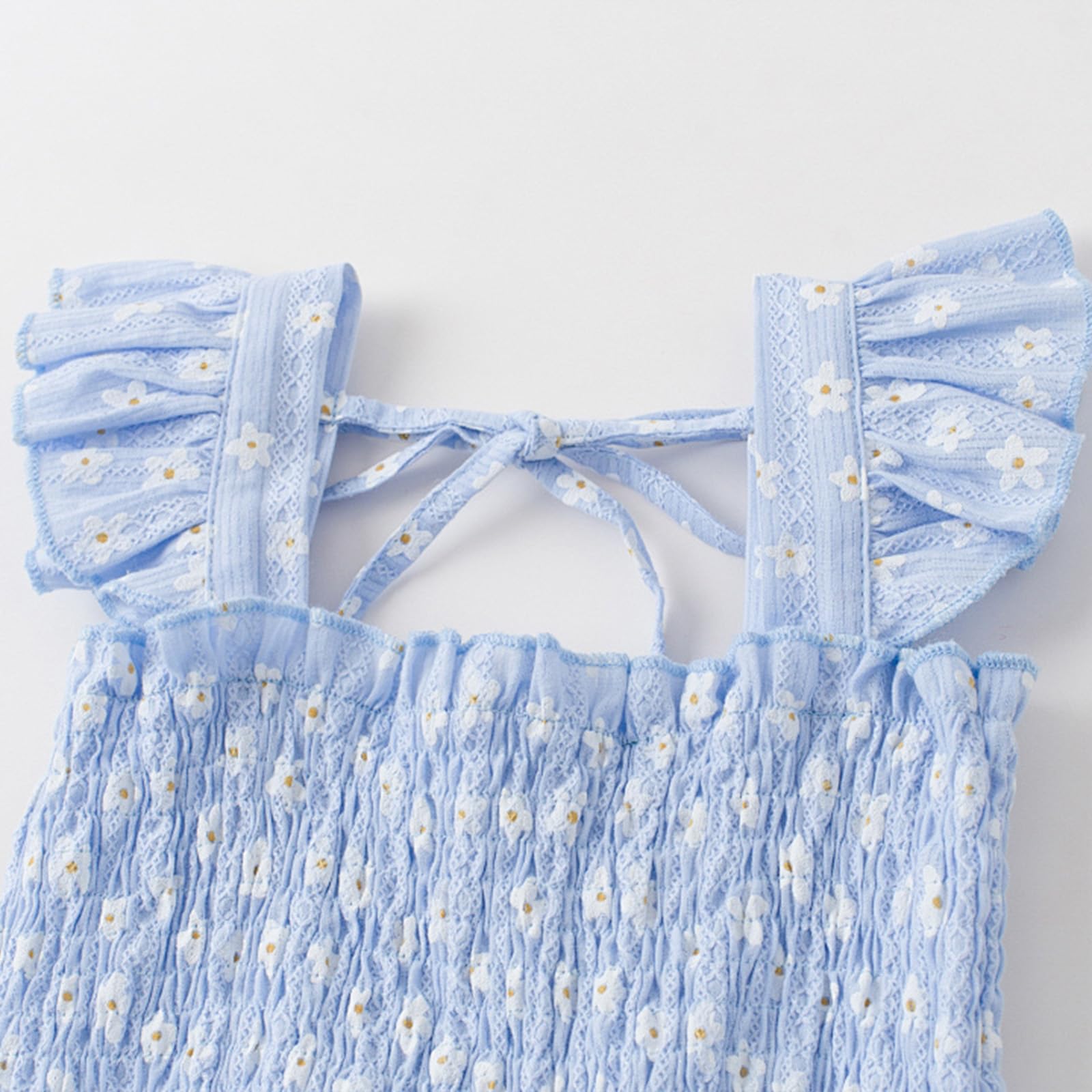 Baby Kleid Kleinkind Ärmelloses Sommerkleid Strandkleid Festliche Party Blumen Kleider für Mädchen