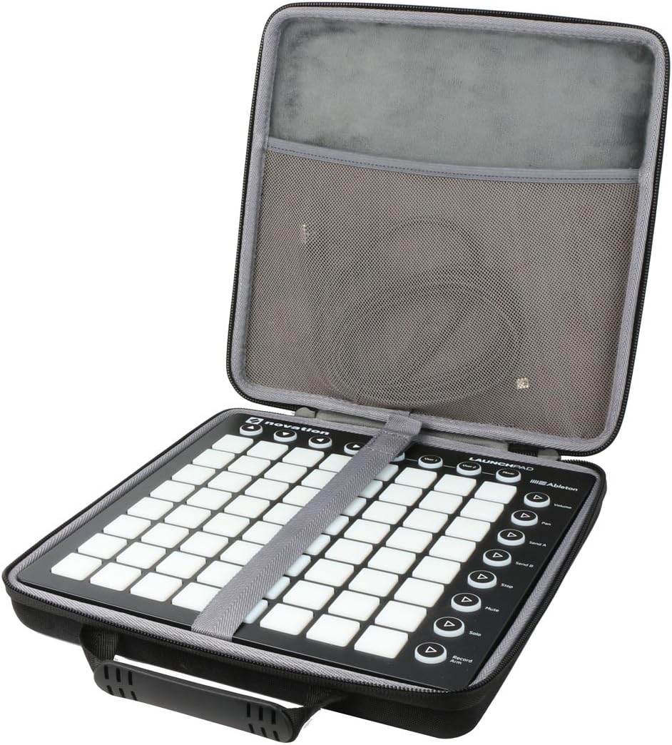 Hard Travel Case for Novation Launchpad Pro MK3 MIDI 64 Grid Controller Ableton Live DJ Controller,Case Only