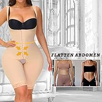 Vista 2 de welooc Fajas colombianas moldeadoras de cuerpo completo para mujer, ropa de compresión