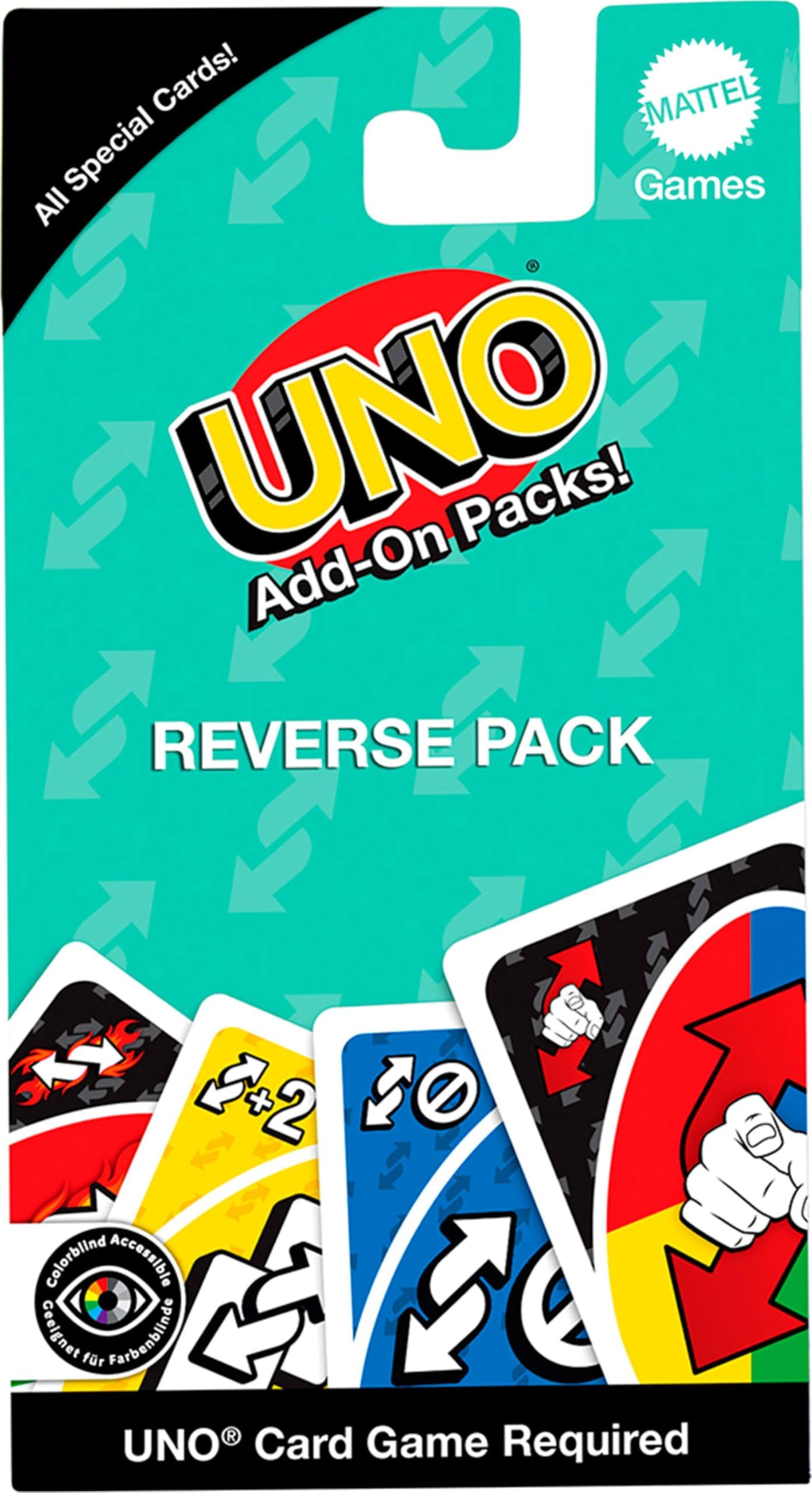 Mattel Games - UNO Reverse Pack Add-On