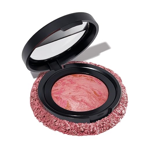 LAURA GELLER NEW YORK Baked Blush-n-Brighten Marbleized Blush- Albaricoque Berry cremoso acabado satinado ligero LAURA GELLER NEW YORK Baked Blush-n-Brighten Marbleized Blush- Albaricoque Berry cremoso acabado satinado ligero