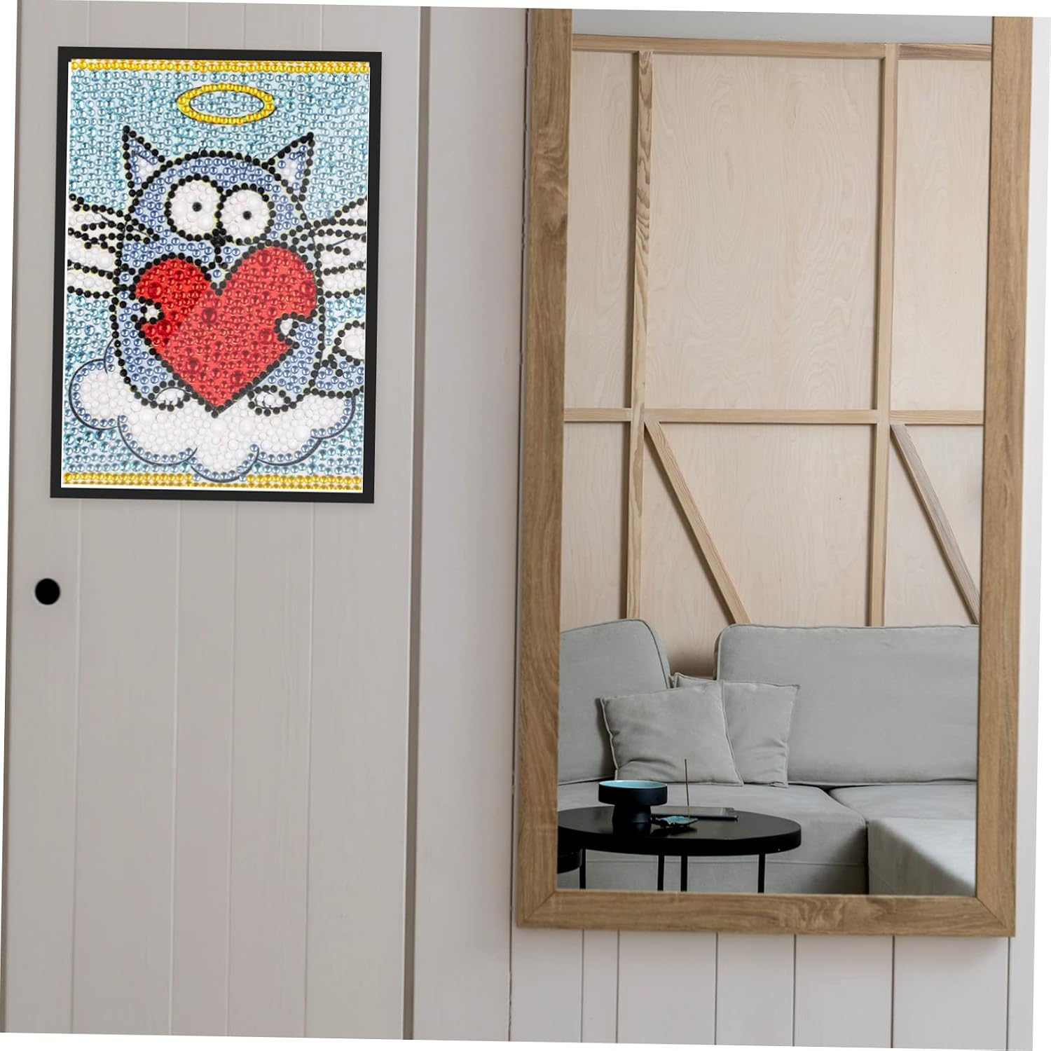 4pcs Magnetic Self-adhesive Picture Frames Creative Photo Display Frames for Paintings for Certificates and Documents