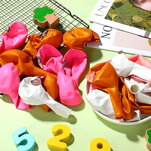 Miniatura 7 de Zomiboo 45 globos de arco iris bohemios, decoraciones de cumpleaños, 9 estilos, decoración de fiesta de baby shower, globos de látex, decoración