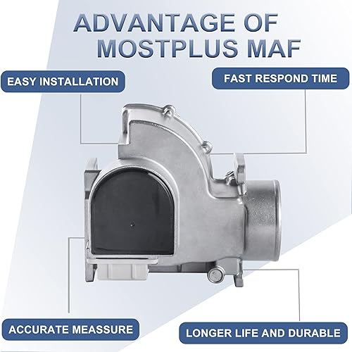 Miniatura 3 de MOSTPLUS Sensor de flujo de aire masivo MAF 22250-65010 compatible con Toyota 4Runner Pickup V6 3.0L 1988-1995