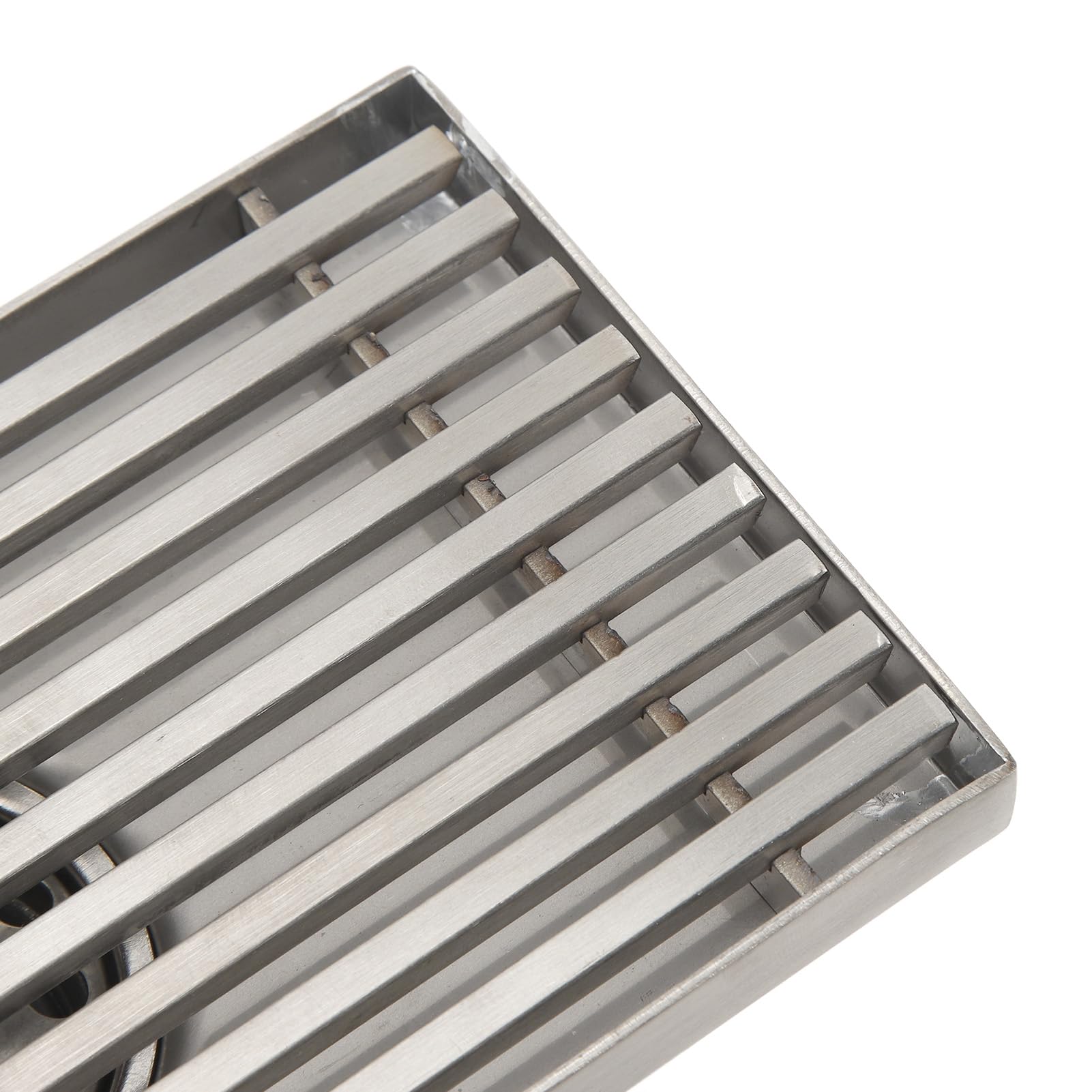 Desagüe de Ducha Lineal de Acero Inoxidable 304 |Engrosado de 8 Pulgadas para tubería de 50 mm |Olor - Bloqueo Desagüe De Piso De Baño para Duchas/Azulejos/Baños |Fácil (Drenaje Medio)