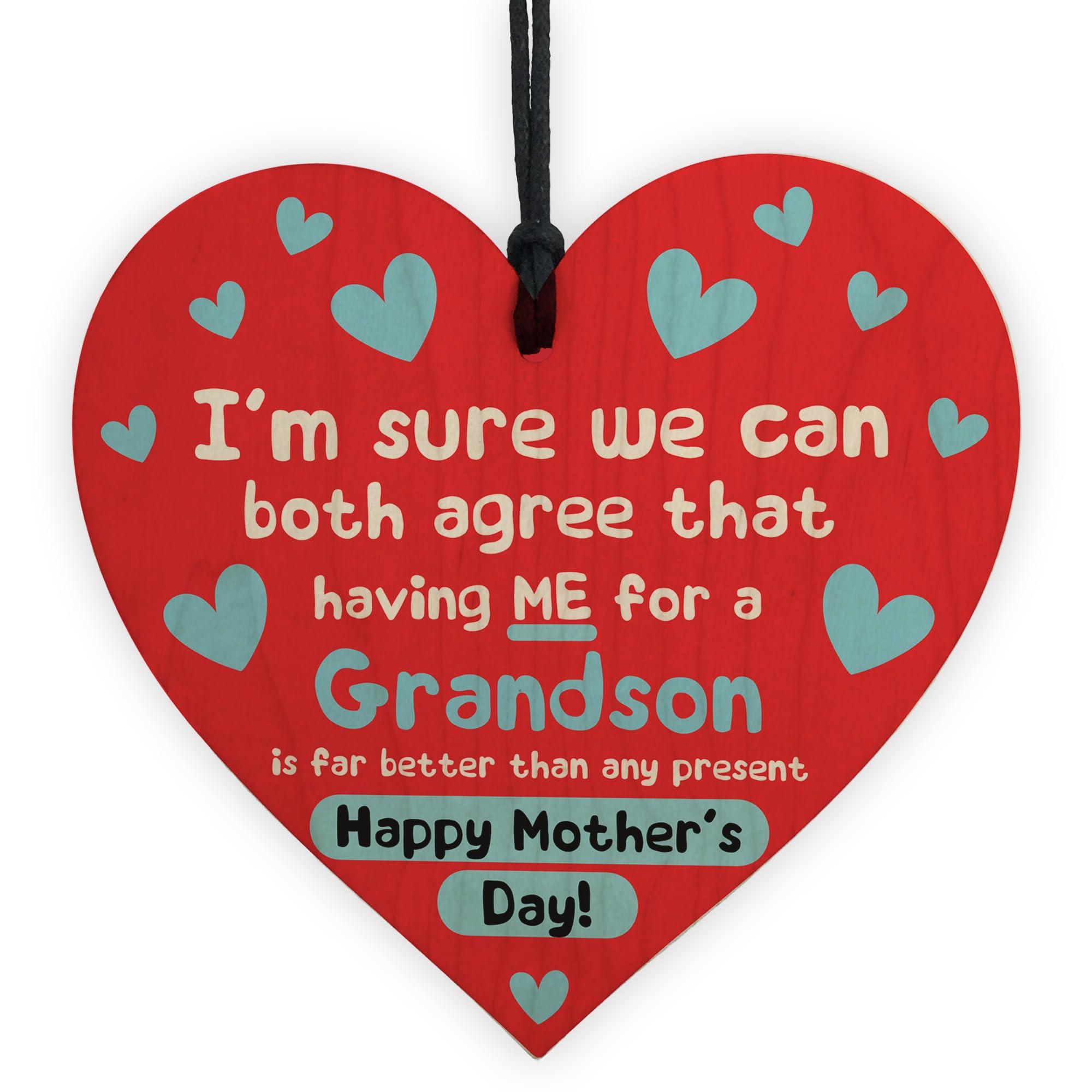 Red Ocean Funny Mothers Day Gift For Nan, Joke Nan Gift, Nan Gift From Grandson, Mothers Day Gift, Funny Gift For Nan, Gift For Her, Grandson Gifts Keepsake