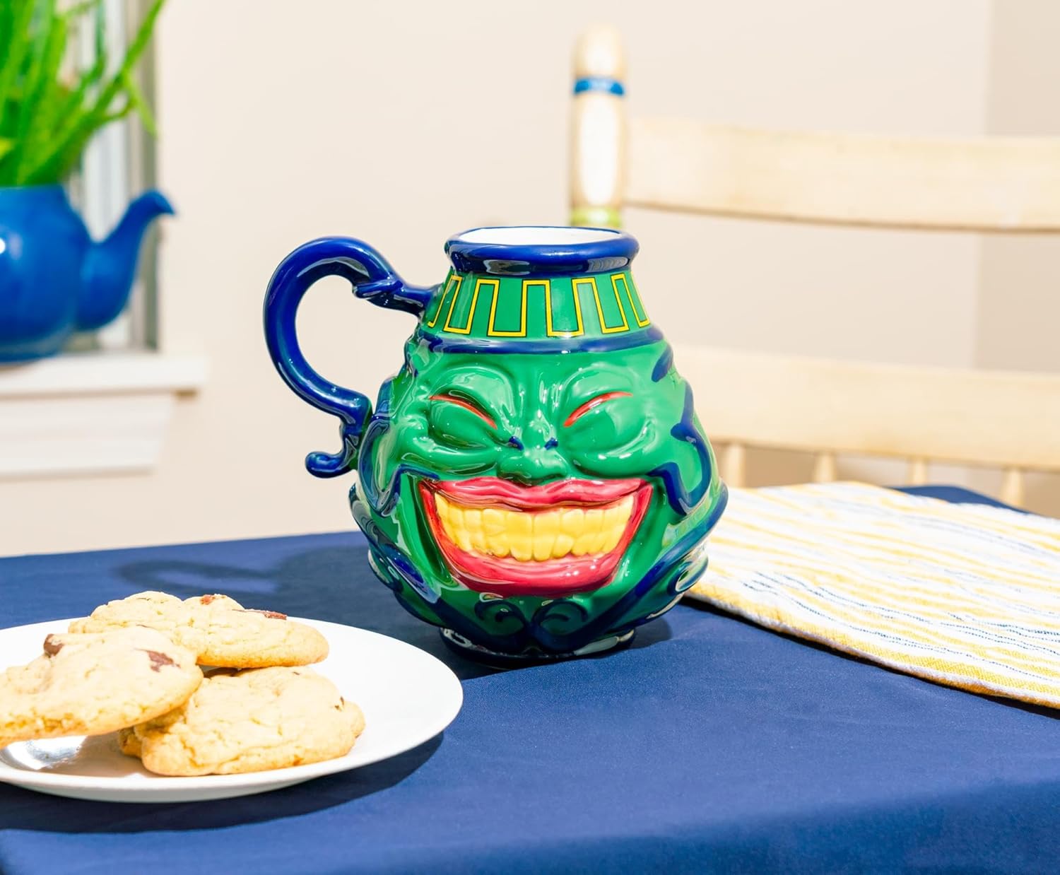 Surreal Entertainment Yu-Gi-Oh! Pot Of Greed Sculpted Ceramic Coffee Mug | Holds 11 Ounces