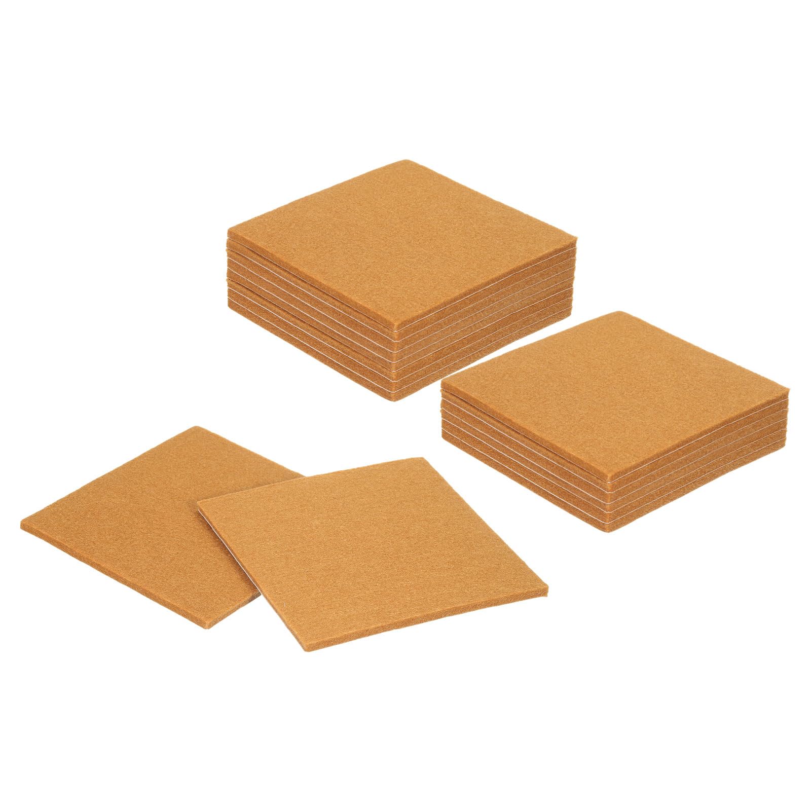 Almohadillas de fieltro marrón de 5.1x5.1 pulgadas, la solución para evitar rayas en el suelo