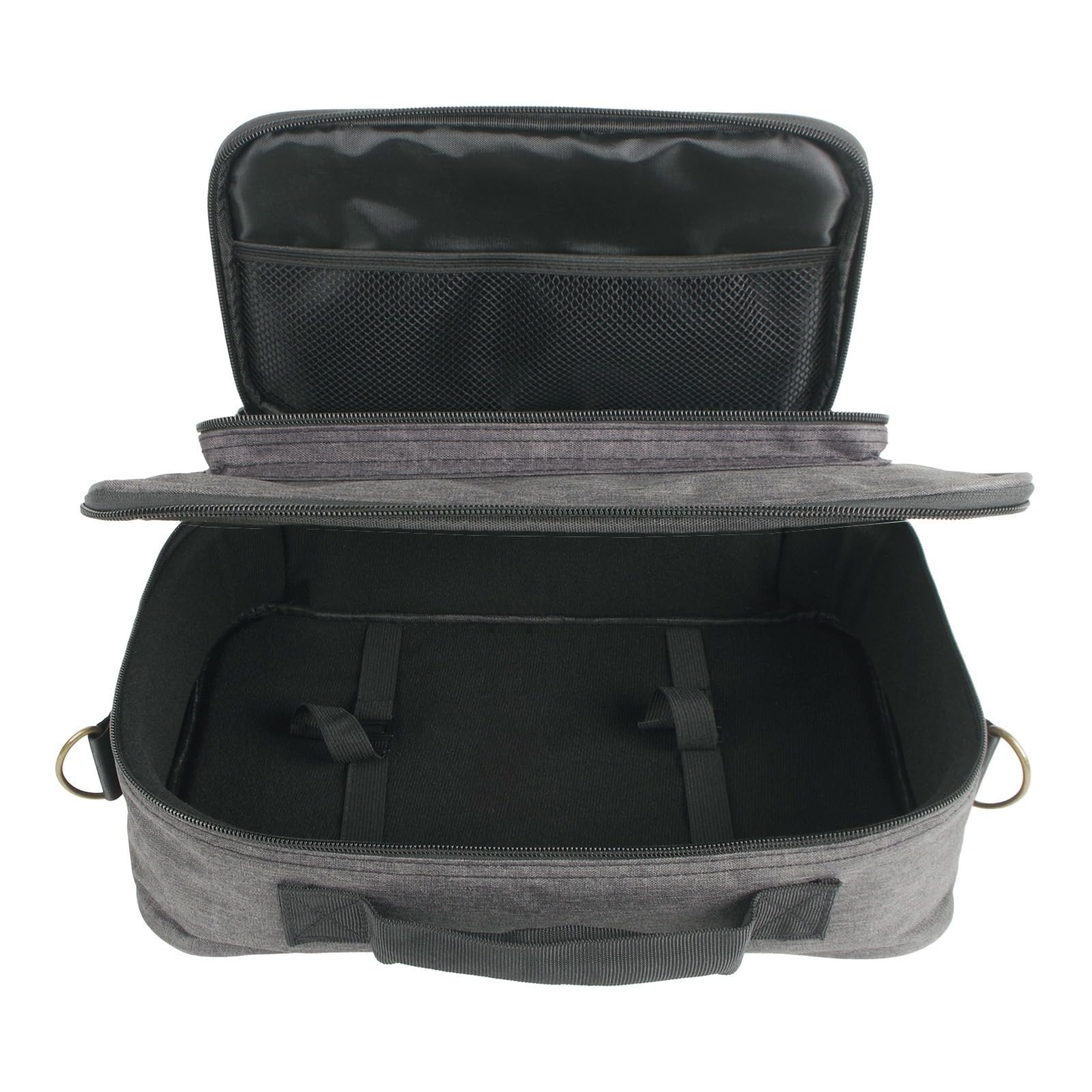 Bolsa de transporte compatible con los pedales multiefectos para guitarra Boss ME-80 / GT-1000 / GX-100 / ME-90, bolsa portaobjetos para pedalera con compartimento para cables, paquete multiefectos
