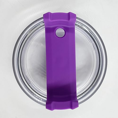 Miniatura 5 de Paquete de 2 tapas para vaso de 40 onzas compatibles con Stanley Quencher, a prueba de derrames, de acero inoxidable, resistentes a salpicaduras,