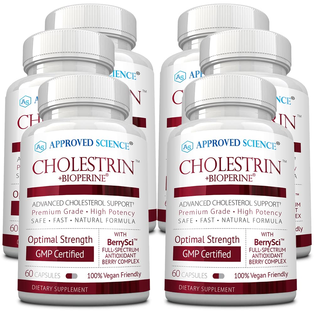 Approved Science® Cholestrin - Cholesterol Supplement - Support LDL, Boost HDL Synthesis - Rich in A