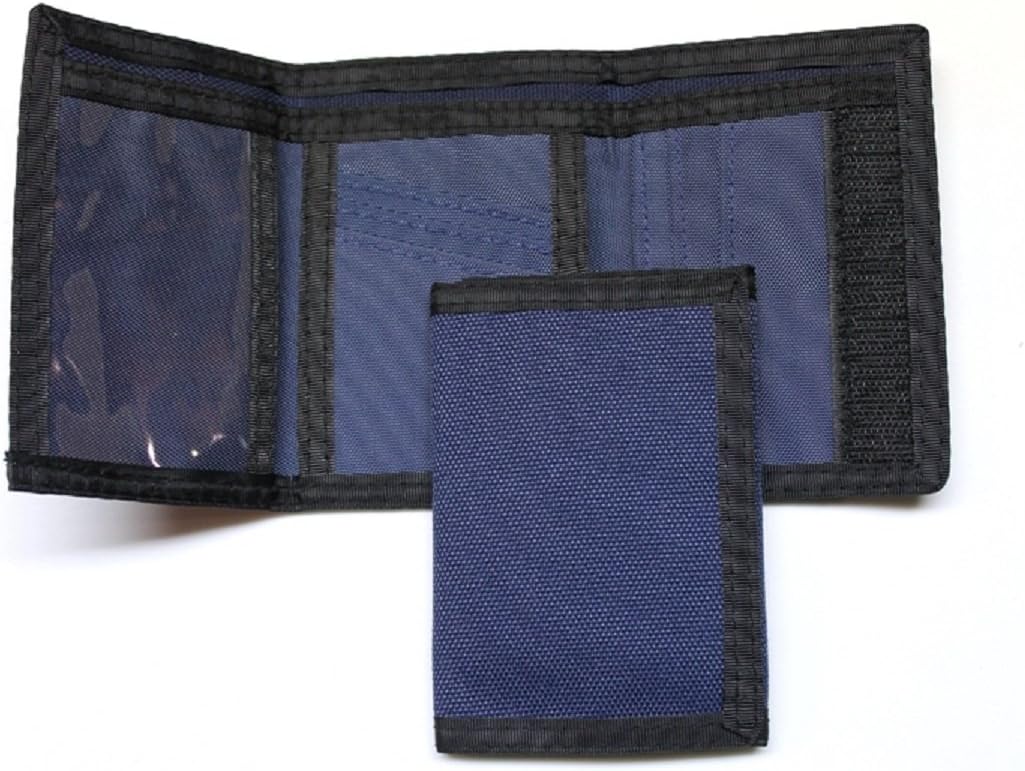 Wallets PlusNylon Trifold Credit Card Wallet - Navy