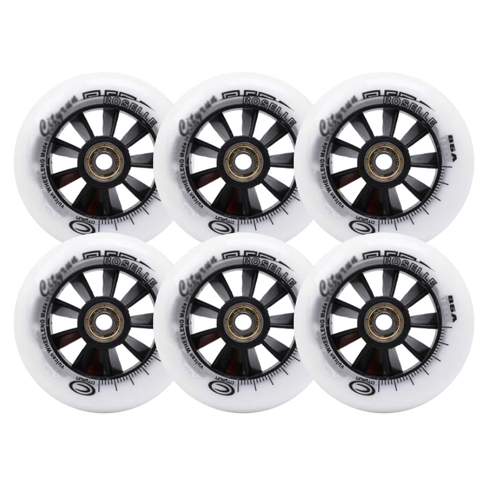 Ruote Asfalto 85A Ruote Pattini In Linea Chasma Skates Flux 2 - 80mm 85A Con Cuscinetti Ruote Hockey - 13