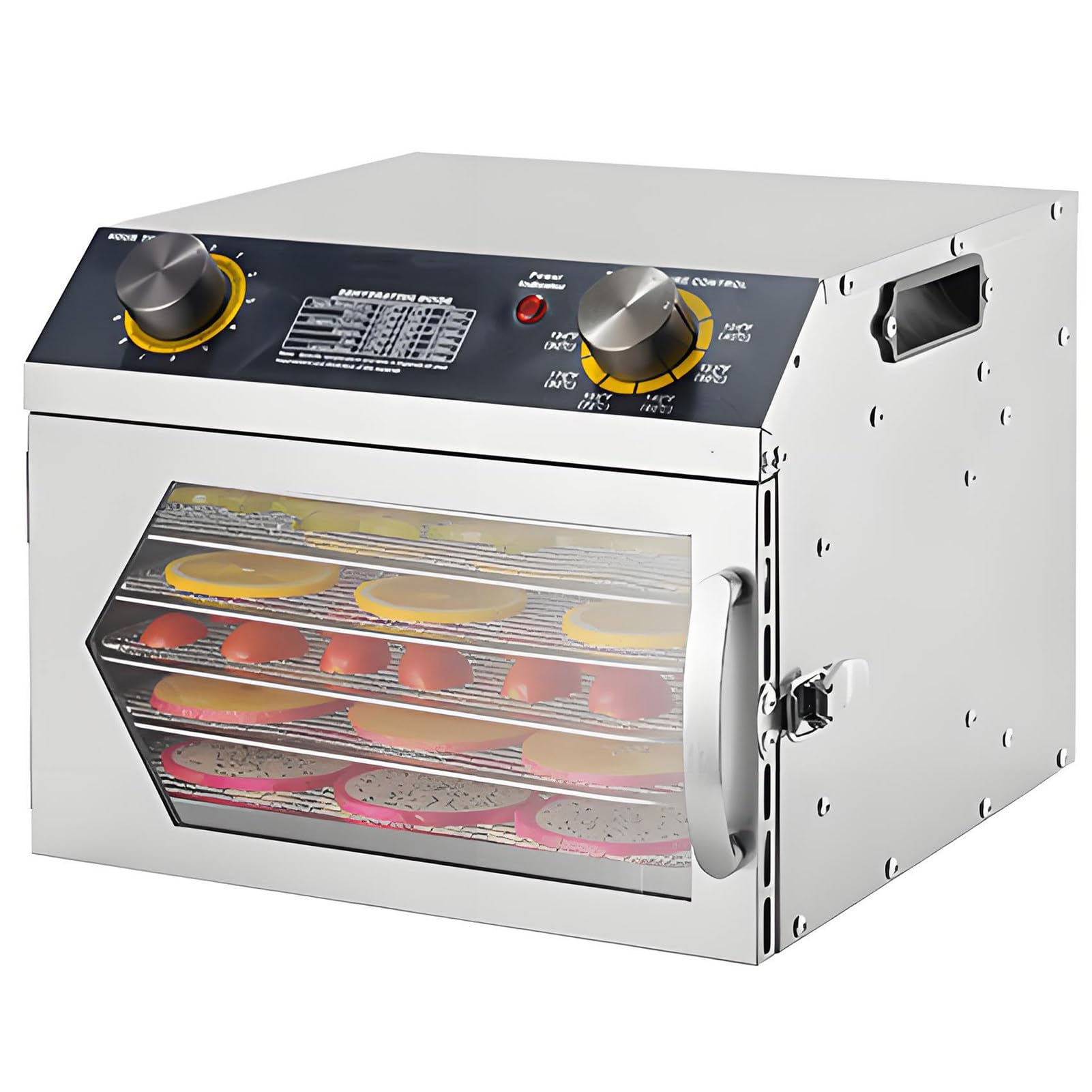 Electric Food Dehydrator,Stainless Steel Commercial Meat Dryer 6tiers