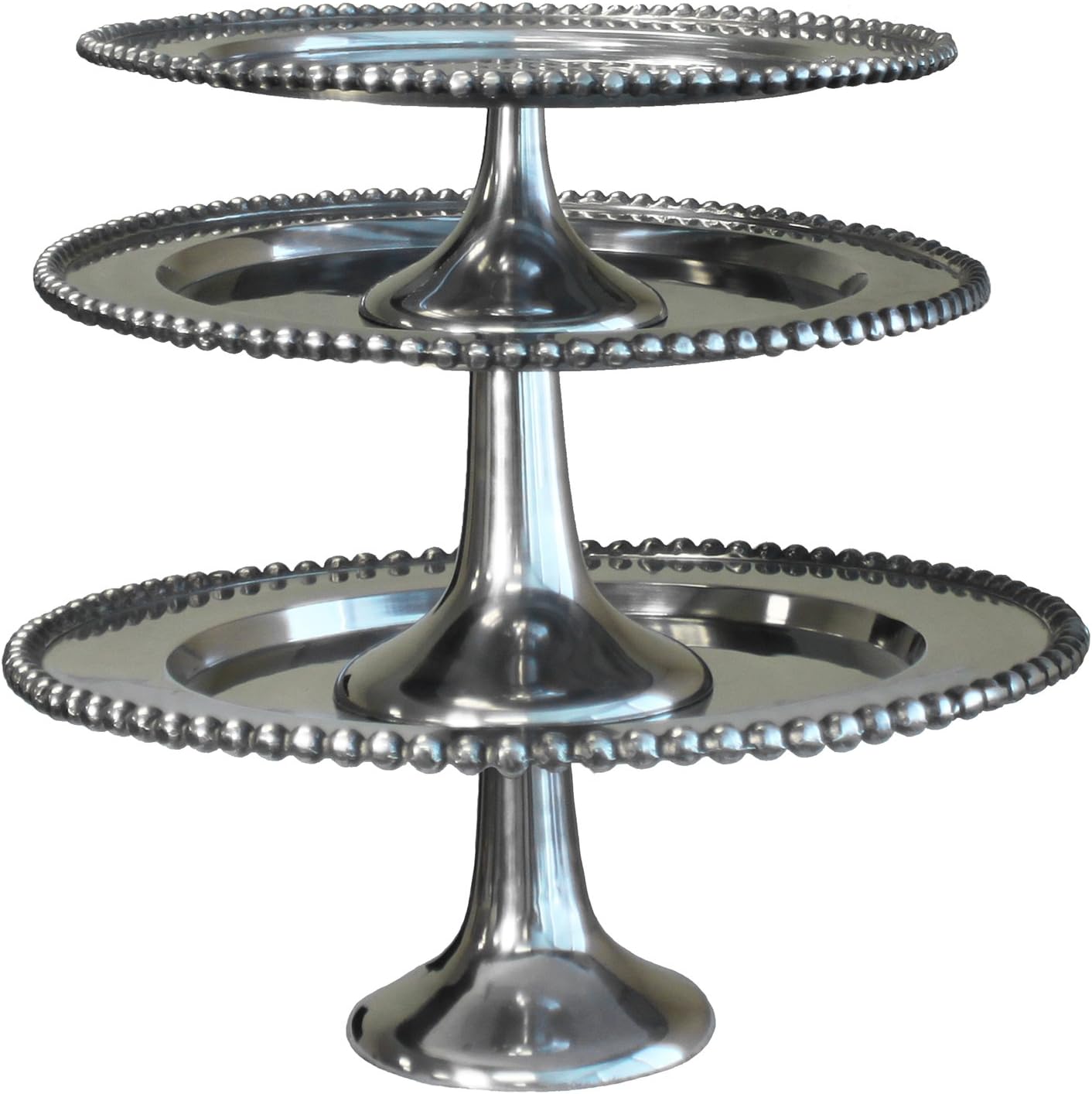 Urban Designs Imported Aluminum Stackable 3Piece Cake