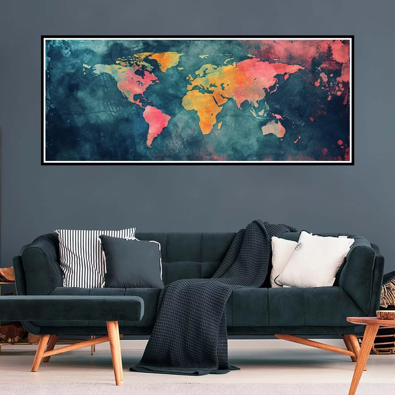 Duża mapa do malowania diamentowego 5D, zestawy do malowania diamentowego dla dorosłych, kryształowe zestawy artystyczne dla dzieci, pełny stras, haft krzyżykowy, obraz, obrazy, prezenty do sztuki