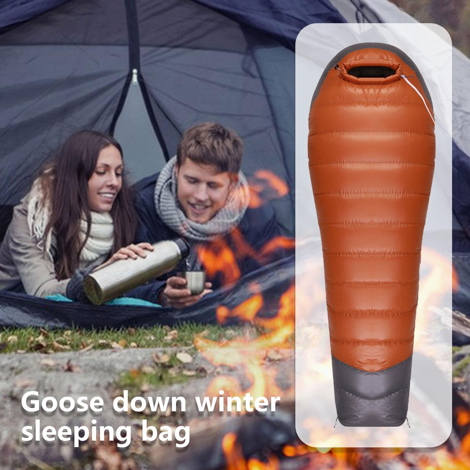 Bacilínea de en Clima frío - Sacos de hacia Abajo para Adultos | Mochilero | Saco de , Saco de en Clima frío para Adultos, Saco de de mamá de mochilero Ultraligero par