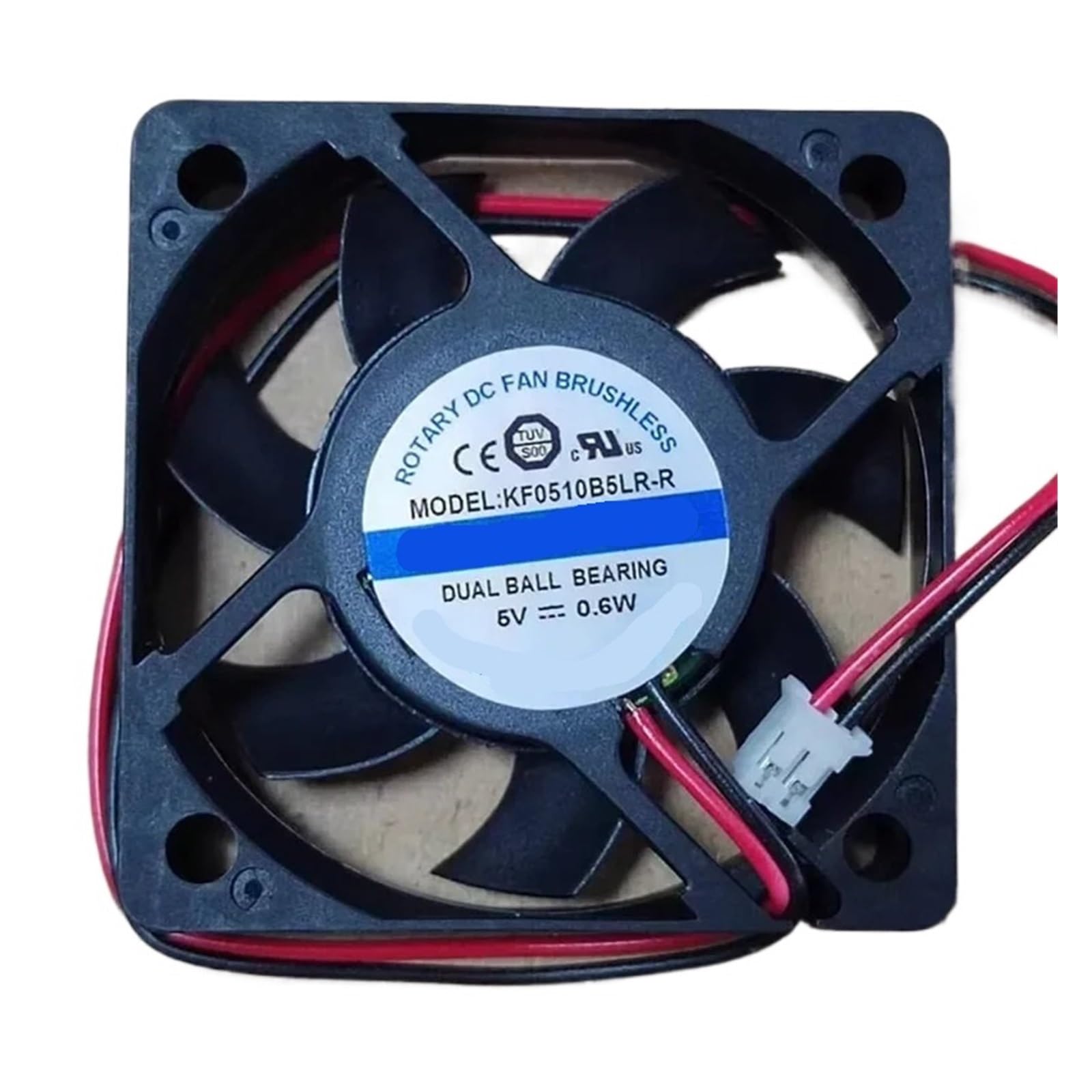 WEUSANXPL KF0510B5LR-R 50MM 5V 0.6W 2-Wire Cooling Fan
