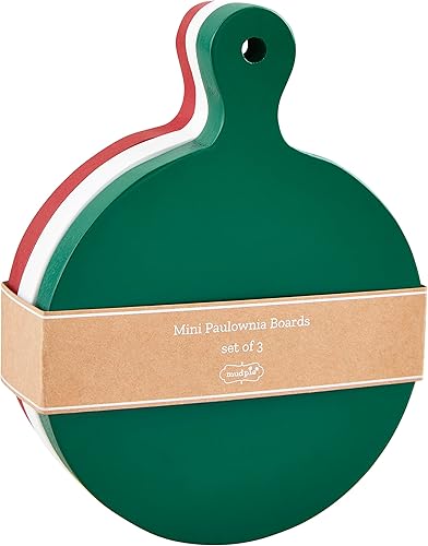 Miniatura 2 de Mud Pie Juego de tablero de Navidad, rectángulo 9 14" x 5 14", rectangular