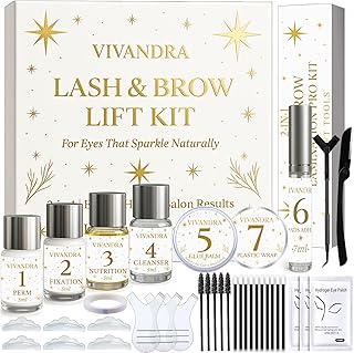 Kit 2-EN-1 de elevación de pestañas y laminac...