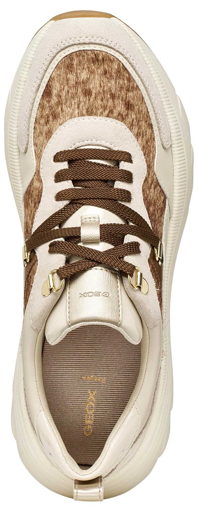 Geox Woman D DIAMANTA E Sneakers Papyrus/LT Sand 38_EU