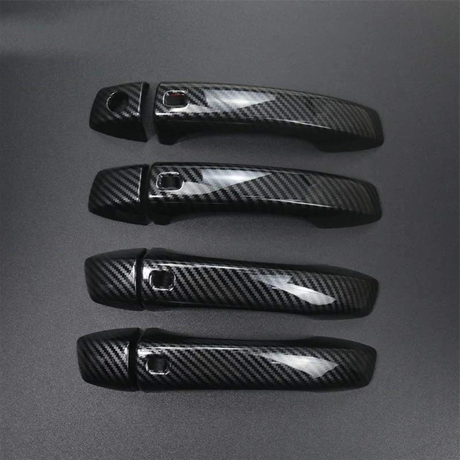 KJHOPY Car Door Handle Exterior Cover Styling Sticker Trim Protective Accessories for A8 D4 4H S8 2011-2017 Exterior Door Handle(Style1)