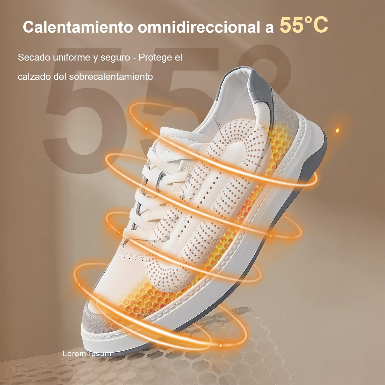 Secador de Zapatos Eléctrico con Temporizador – Elimina Olores Rápidamente, Ideal para Zapatillas Deporte, Botas de Fútbol, Esquí y Calcetines