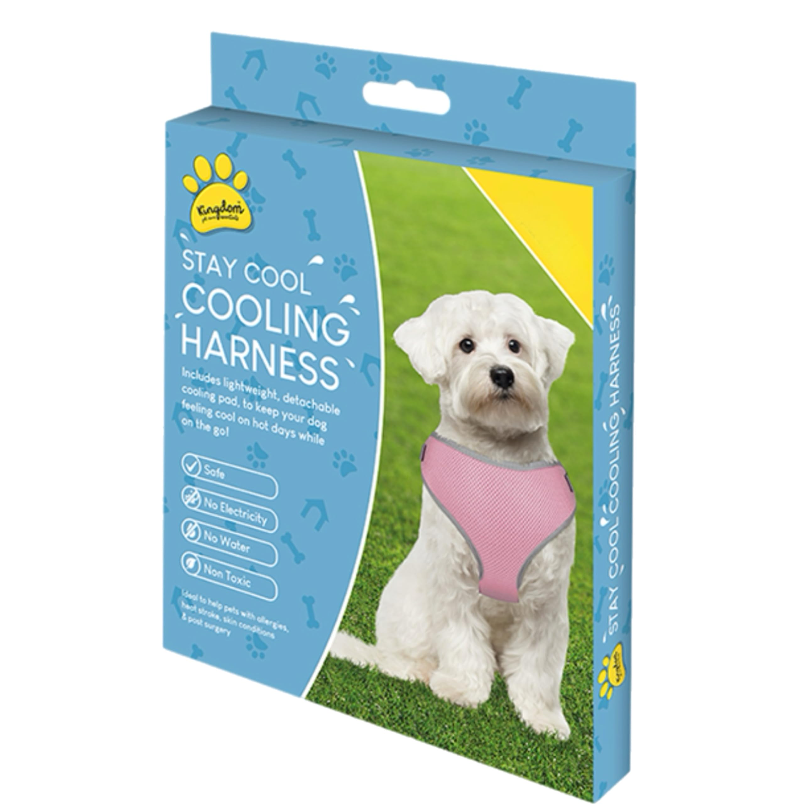 eBoutik, Summer Dog Cooling Harness Vest with Detachable Cooling Pad