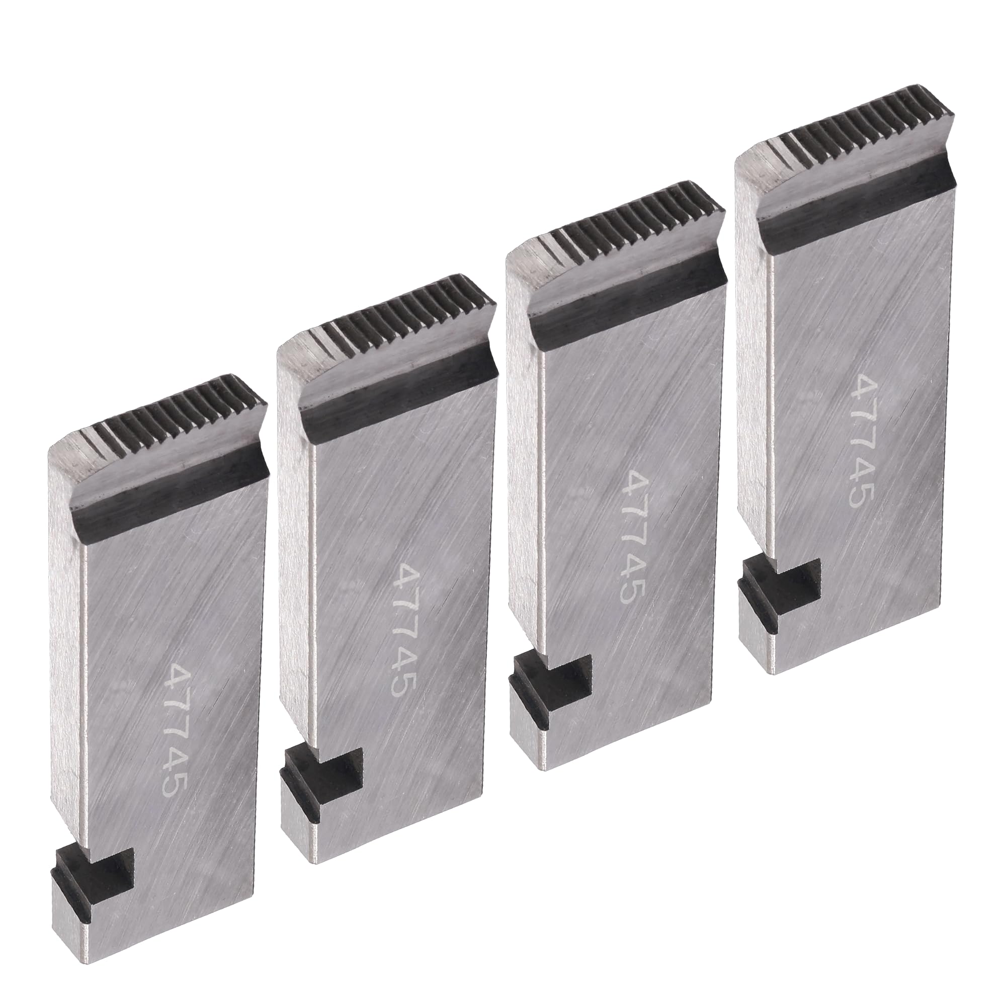 Universal 47745 - Troqueles de roscado para tubos Ridgid de aleación Npt para diestros, tamaño nominal de tubo de 1/2 pulgada a 3/4 pulgadas, paquete de 4