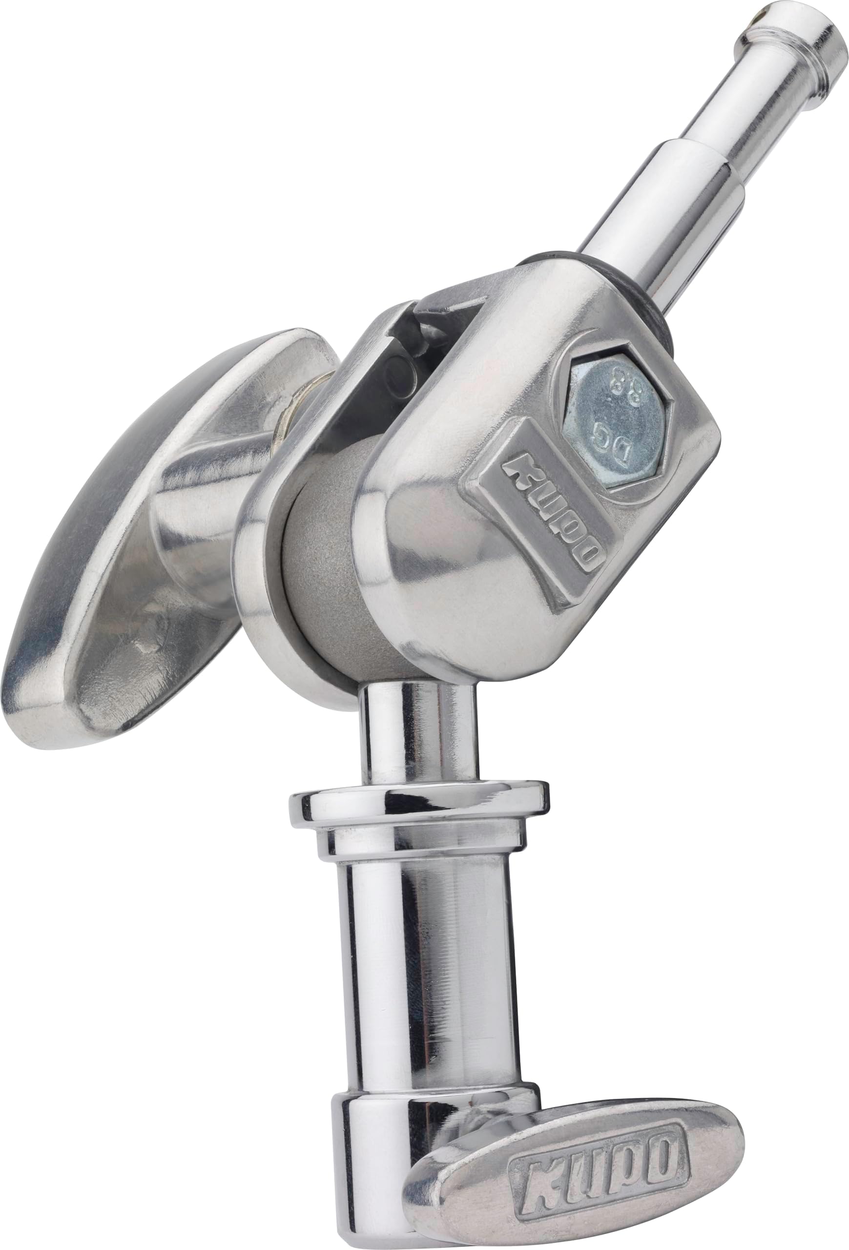 EZ Grip Finger with 5/8" Stud and Receiver Plus Integrated Ball Joint, Flexible Positioning Tool for Flags, Gobos, Reflectors and Small Accessories in Tight Spaces (KG300612)
