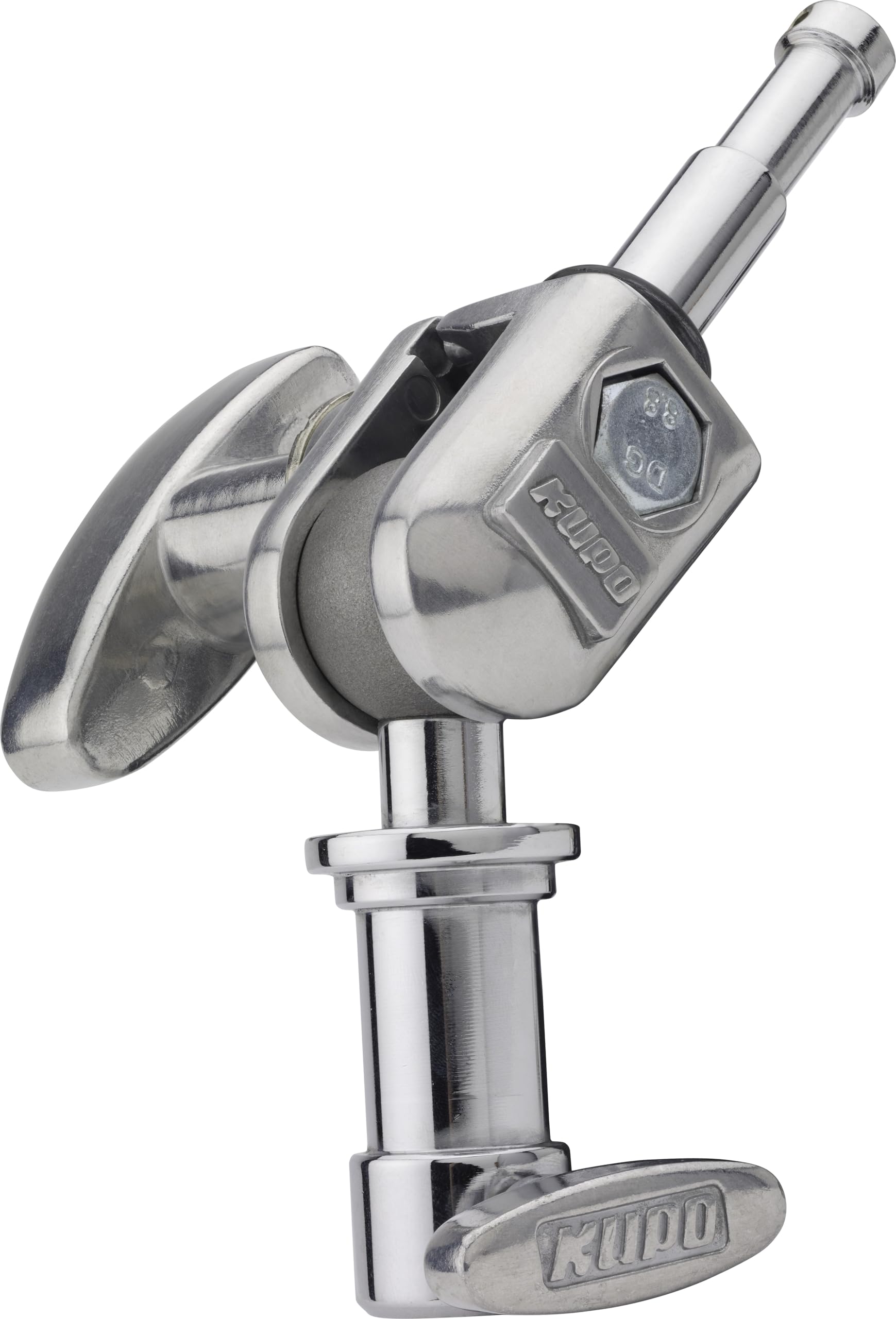 EZ Grip Finger with 5/8" Stud and Receiver Plus Integrated Ball Joint, Flexible Positioning Tool for Flags, Gobos, Reflectors and Small Accessories in Tight Spaces (KG300612)