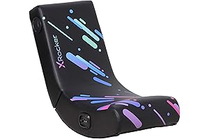 The Crew Furniture Classic Video Rocker Gaming Chair with Headrest Speakers