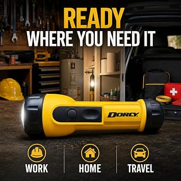 Dorcy International 41-2350 Heavy Duty Worklight Flashlight