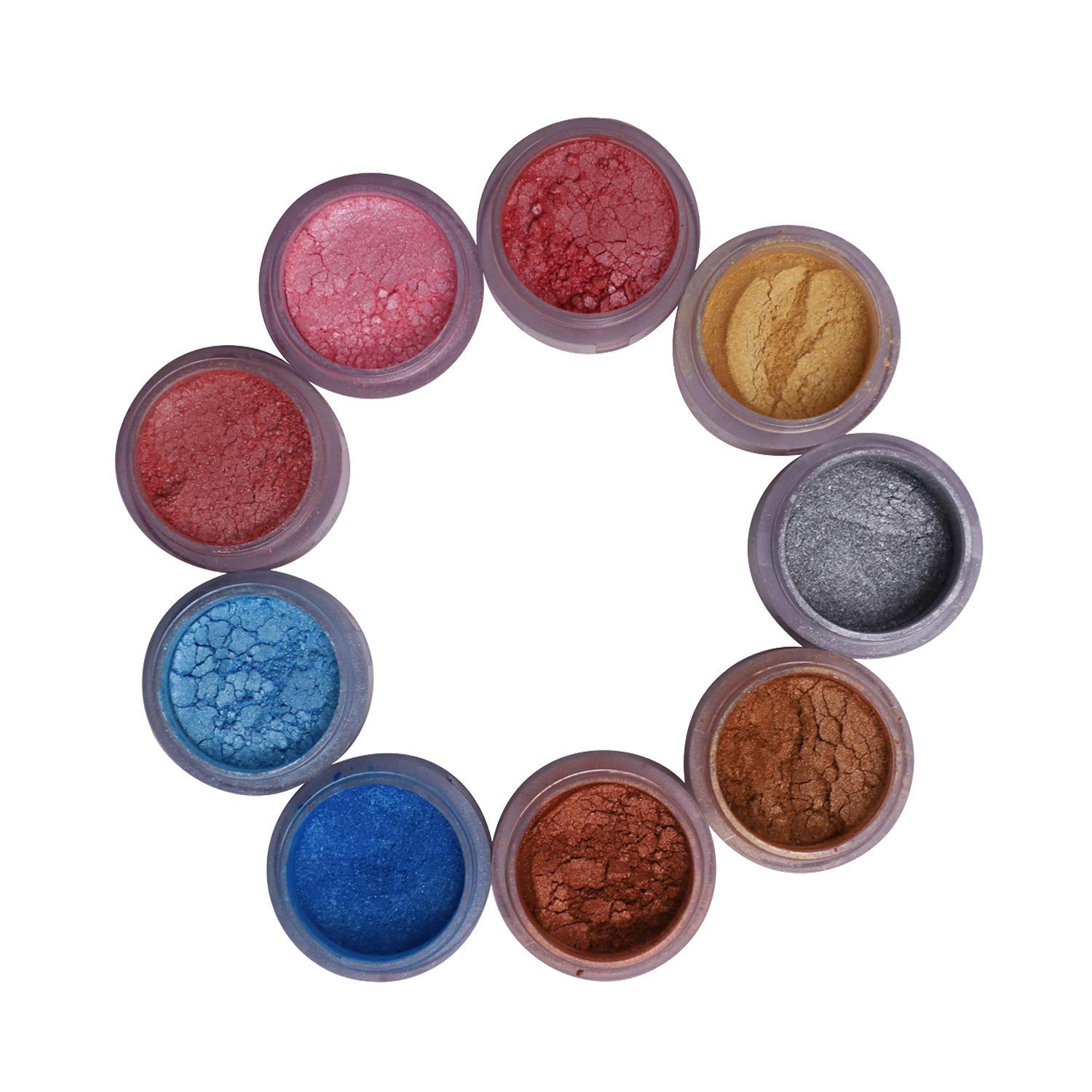 Encrust Ventures Tasty crafts Luster Dust | Pearl Dust | Edible Product for Cake Décor | Sparkling Effect | topping | Glittering Shiner Dust | For Decorative Use, 4.25 gm - Combo of Golden , Silver & Rose Gold - Image 5 thumbnail