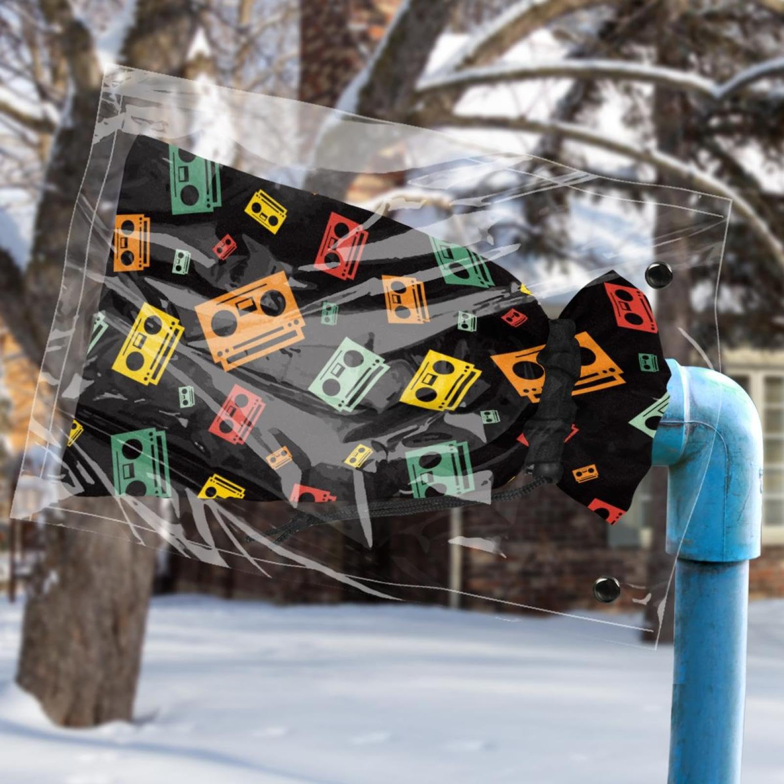 Copertura Invernale Per Rubinetto Esterno Dreuhuing, 37x70 Cm, Isolante Per Gelate E Maltempo - Foto 2