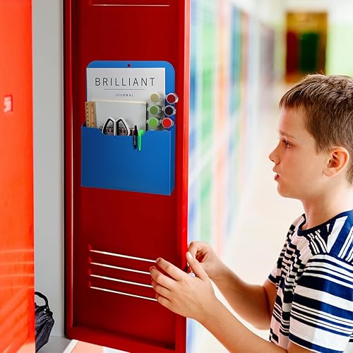 Miniatura 7 de Kosiz 6 piezas de soporte magnético para archivos de pared, organizador de archivos de pared, soporte de papel para refrigerador, suministros de