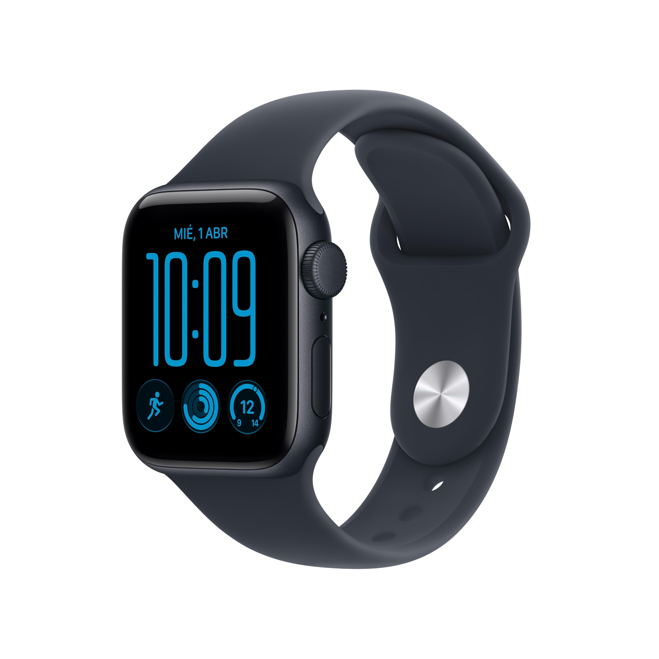 Apple Watch SE3/ GPS/ 40mm/ Caja de Aluminio Medianoche/ Correa Deportiva Azul Marino S/M