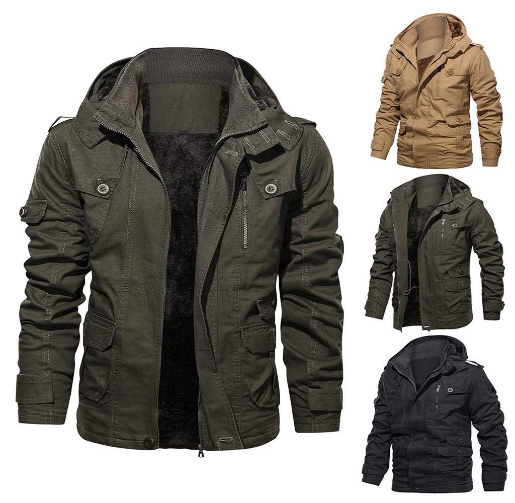 Tattico Softshell Giacca Outdoor Militare Pile Fodera Impermeabile Antivento Giubbotto con Felpa Cotone Uomo Zip Cappotti Uomo Inverno