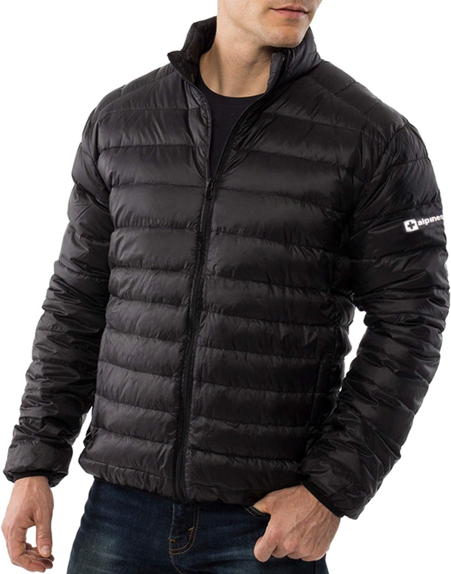 Niko Mens Down Alternative Jacket Puffer Coat Packable Warm Insulation & Lightweight