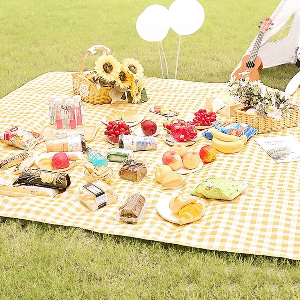 TOBILE Tappetino da Picnic Tappetino a Prova di umidità Tappetino Portatile for Esterni Tappetino Ispessito Prato Impermeabile Picnic Panno da Picnic Gita Gita Primaverile