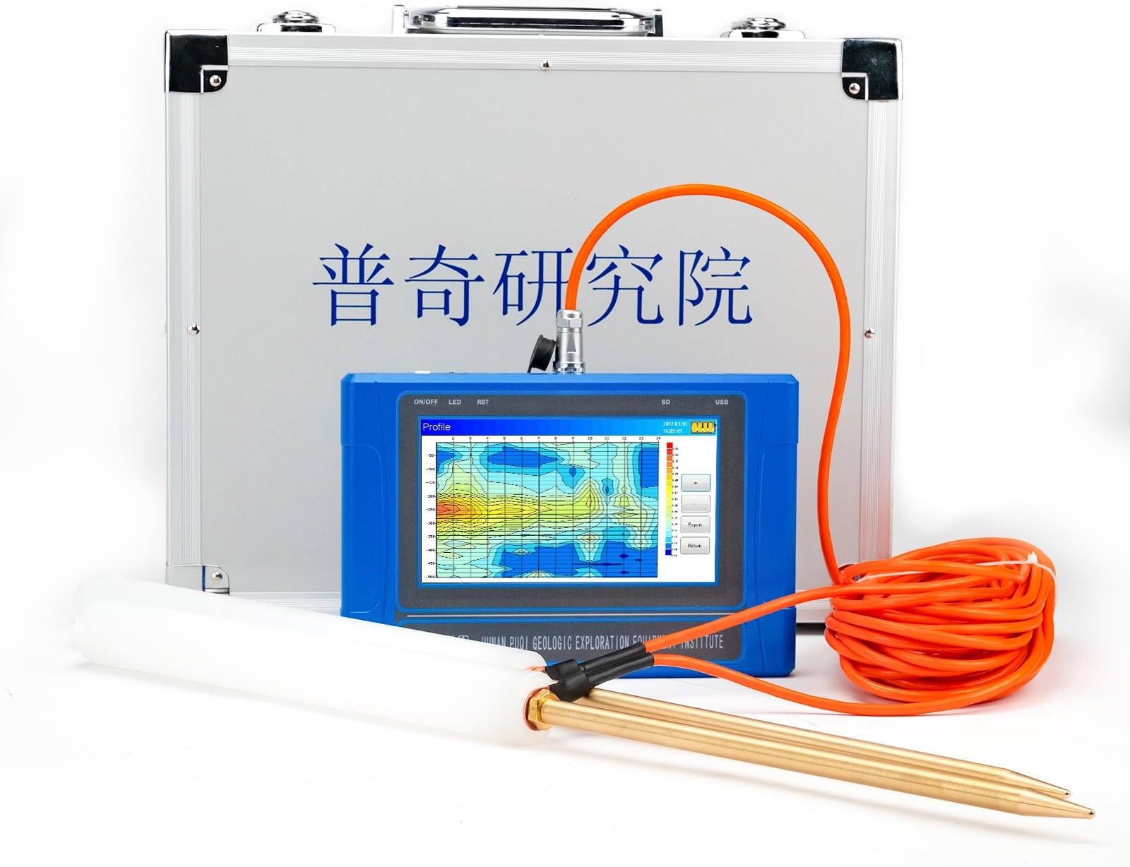 PQWT TC500 Auto Mapping Underground Water Detector 500M Geophysical Prospecting Instrument for Well Drilling and Geological Survey