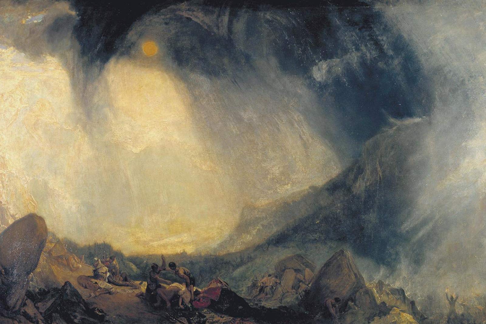 絵画 8969 Amazon.com: Textured Paper - William Turner - Hannibal Crossing